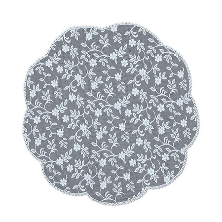 Heritage Lace Heritage Lace JM-4200S Jasmine 42 in. Round Topper; Sky JM-4200S